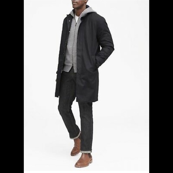 Banana republic water store repellent mac jacket